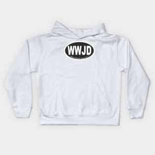 what would white jesus do Kids Hoodie